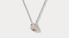 Heartnote White Gold and Pink Ceramic Pendant - Ammrada