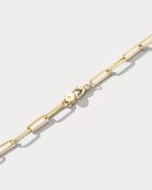 18K Yellow Gold & Diamond 36 Inch Mixed Link Necklace - Ammrada