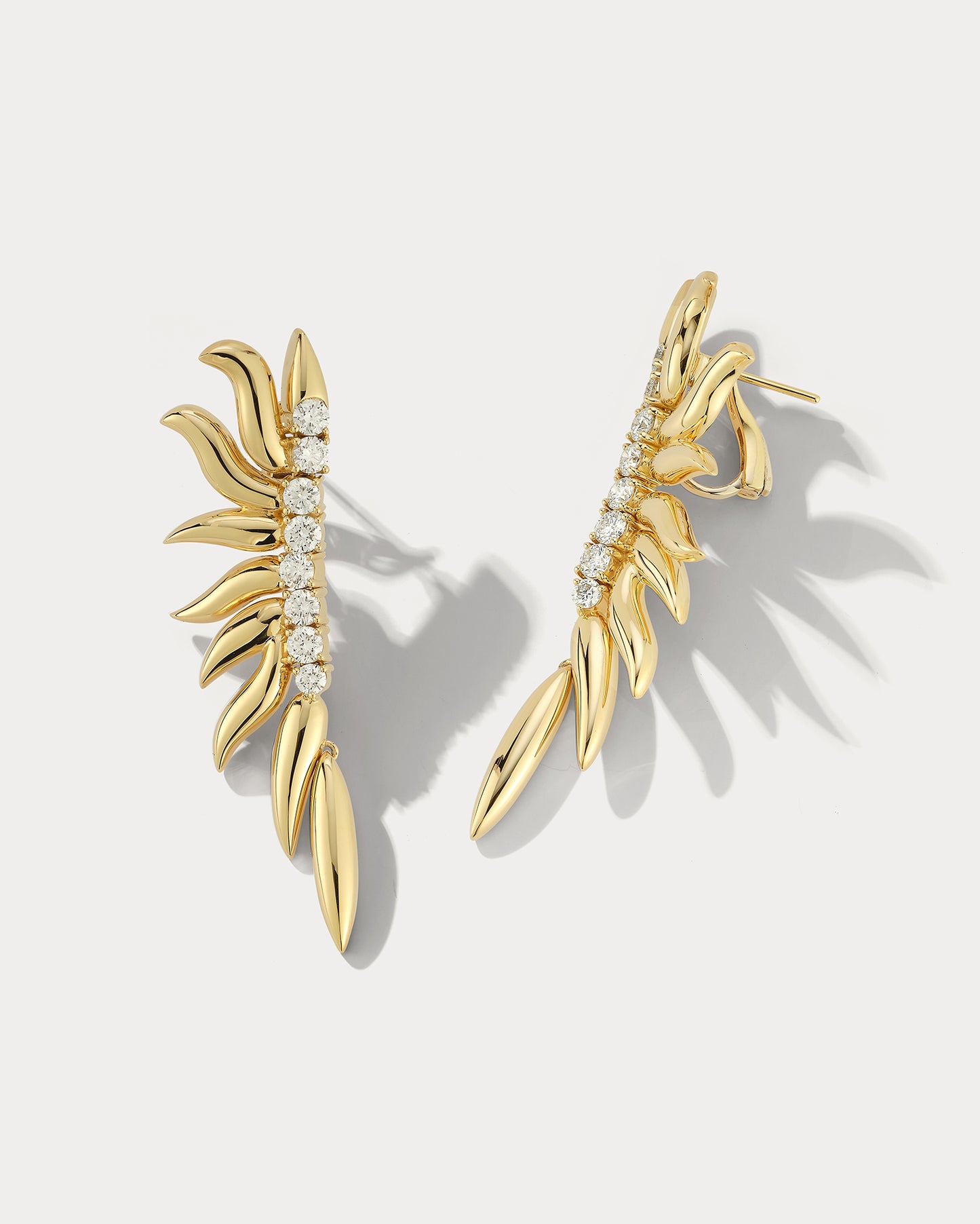 Flame Stud Earrings - Ammrada