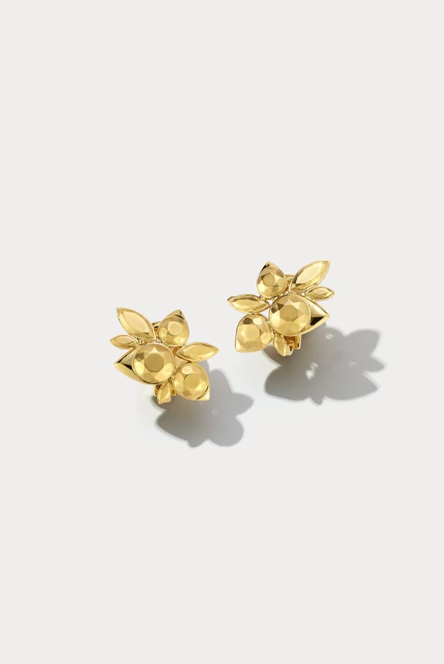 Hammered Cluster Earrings - Ammrada