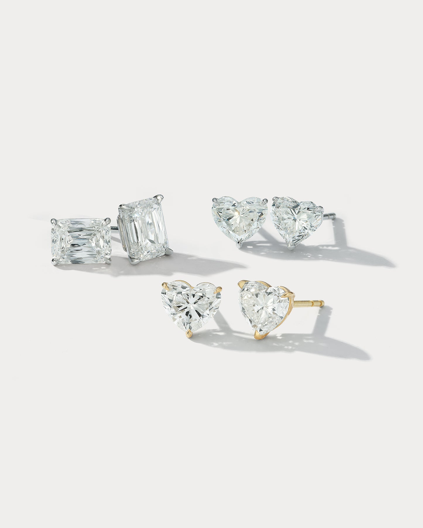 Diamond Cushion-Cut Earrings