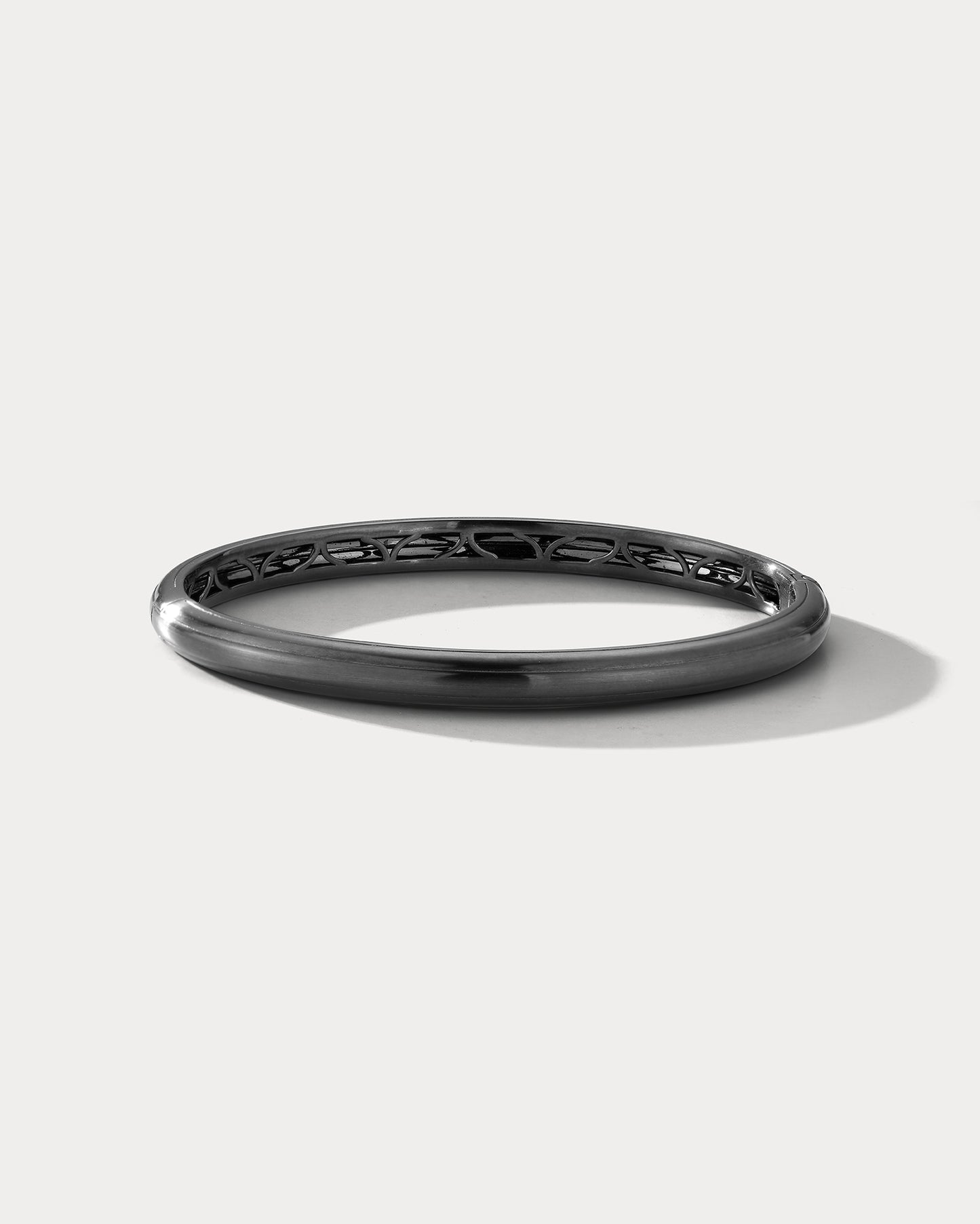 Oxidized Silver Bangle