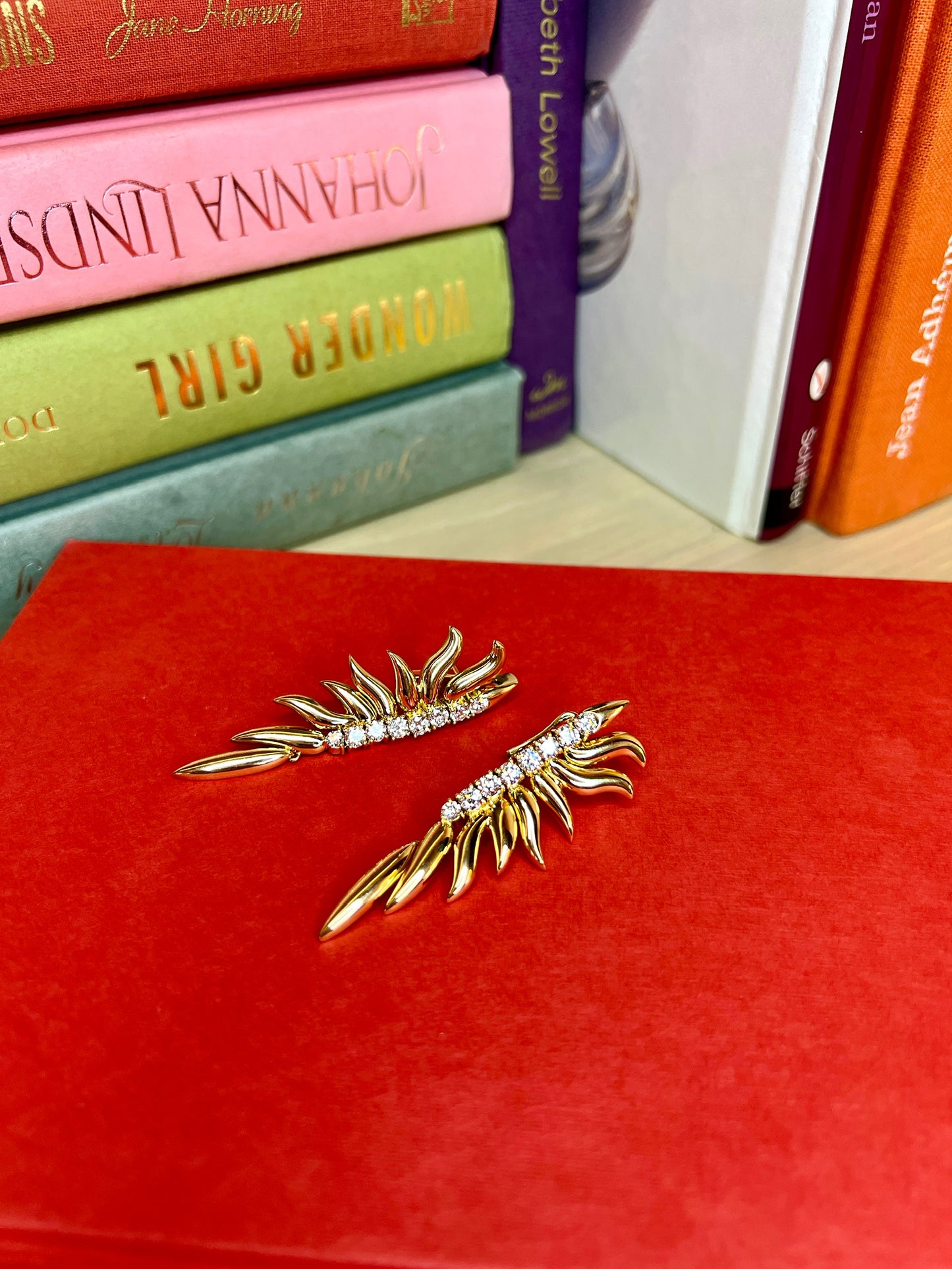 Flame Diamond Earrings