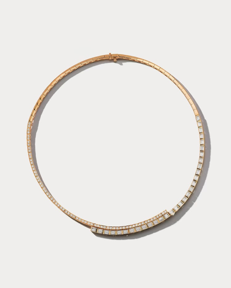 Rose Gold Diamond Necklace