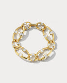 Ammrada  YELLOW GOLD DIAMOND Link Bracelet - Ammrada