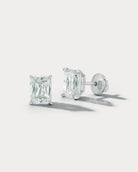 Diamond Cushion-Cut Earrings - Ammrada